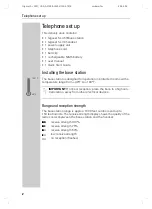 Preview for 10 page of Gigaset SL3501 User Manual And Safeti Precautions