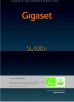 Preview for 1 page of Gigaset SL400h User Manual