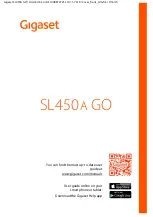 Gigaset SL450A GO User Manual preview