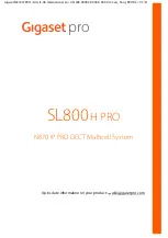 Preview for 1 page of Gigaset SL800H PRO Manual