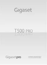 Gigaset T500 PRO Quick Start Manual preview