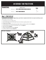 Предварительный просмотр 2 страницы GigaTent BT018 Garfield MT80 Owner'S Manual