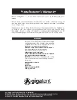 Preview for 2 page of GigaTent COOPER 2 Owner'S Manual