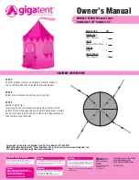 Preview for 1 page of GigaTent Princess Tower Owner'S Manual