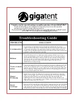 Preview for 6 page of GigaTent Redleg 3 Owner'S Manual