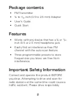 Preview for 2 page of Gigaware 12-494 User Manual