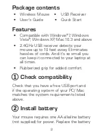 Preview for 2 page of Gigaware 2601716 User Manual