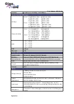 Предварительный просмотр 3 страницы Gigawave G-AP-CPE-8K Datasheet