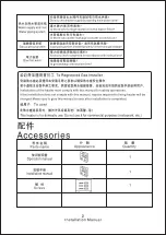 Preview for 3 page of giggas Giw-218S Installation Manual