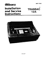 Preview for 1 page of Gilbarco TRANSAC 12A Installation And Service Instructions Manual