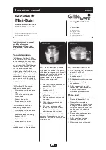 Preview for 4 page of Gildewerk DMB-00001 Mini-Bain 1000 Quick Start Manual