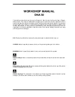 Preview for 3 page of Gilera DNA 50 Workshop Manual