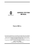 Preview for 2 page of Gilera Fuoco 500 Service Station Manual