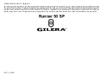 Gilera Runner 50 SP 2012 Manual preview