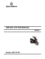 Gilera Runner RST 50 SP Service Station Manual preview