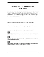 Preview for 3 page of Gilera SMT RCR 633793 Service Station Manual