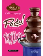 Giles & Posner CHOCOLATE FOUNTAIN User Manual preview