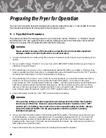 Preview for 25 page of GILES Chester Fried CF 400 Operation And Service Manual