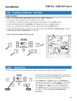 Preview for 17 page of GILES GBF-35 Operation & Service Manual