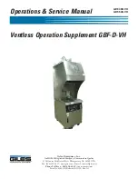 Предварительный просмотр 1 страницы GILES GBF-35D-VH Operation & Service Manual