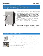 Preview for 21 page of GILES GBF-70 Operation & Service Manual