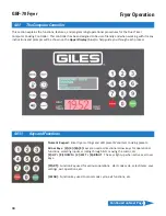 Preview for 42 page of GILES GBF-70 Operation & Service Manual