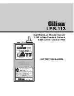 Gilian LFS-113 Instruction Manual предпросмотр