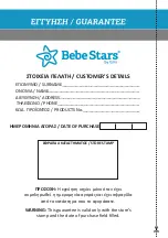 Preview for 14 page of Gilis Bebe Stars 9503 User Manual