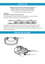 Preview for 2 page of Gilis Bebe Stars BOOSTER PLUS ISOFIX User Manual