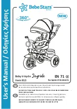 Gilis Bebe Stars Joyride 813 User Manual preview