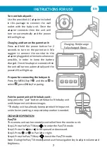 Preview for 7 page of Gilis BebeStars 9505 User Manual