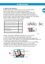 Preview for 5 page of Gilis BebeStars TRANSPORTER 932 User Manual