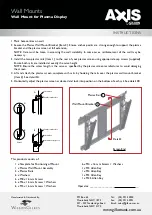 Предварительный просмотр 2 страницы GILKON AXIS 8MPMFS Instructions