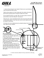 Предварительный просмотр 2 страницы Gill 739120 Assembly Instructions Manual