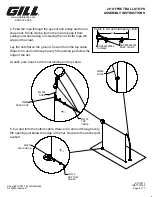 Предварительный просмотр 6 страницы Gill 739120 Assembly Instructions Manual