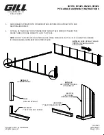 Preview for 4 page of Gill 881018 Assembly Instructions Manual