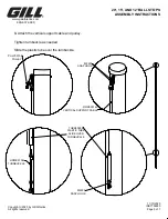 Предварительный просмотр 5 страницы Gill 907390-20 Assembly Instructions Manual