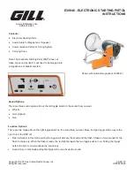 Preview for 1 page of Gill E39846 Instructions