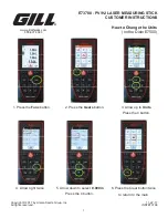 Preview for 2 page of Gill E73708 Customer Instructions