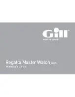 Gill Regatta Master Watch W009 Instructions For Use Manual preview