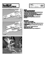 Preview for 4 page of gilles.tooling factor-x-rearset.gt Manual