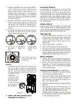 Preview for 4 page of GILMAN Cellini CMF75S Instruction Manual