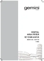 GILMAN gemini GAF1700 Manual предпросмотр