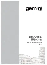GILMAN gemini GSJ15S Manual preview