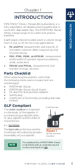 Preview for 3 page of Gilson PIPETMAN Classic P10 User Manual