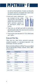 Preview for 8 page of Gilson PIPETMAN F Series Manual