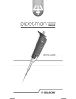 Gilson Pipetman Fixed User Manual preview