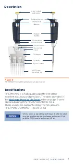 Preview for 3 page of Gilson PIPETMAN G Quick Manual