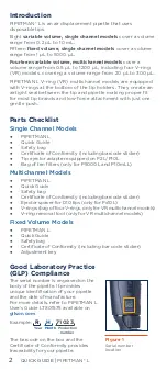 Preview for 2 page of Gilson PIPETMAN L Quick Manual