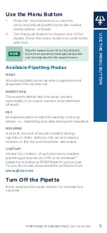 Preview for 5 page of Gilson PIPETMAN M CONNECTED Quick Manual